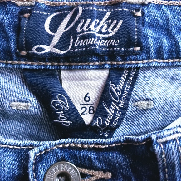 Lucky Brand Women Jean Sweet N Low Crop Size 6 (31x23) - Picture 6 of 7